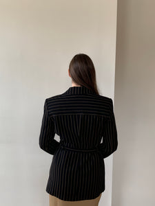 90s Dana Buchman pinstripe blazer