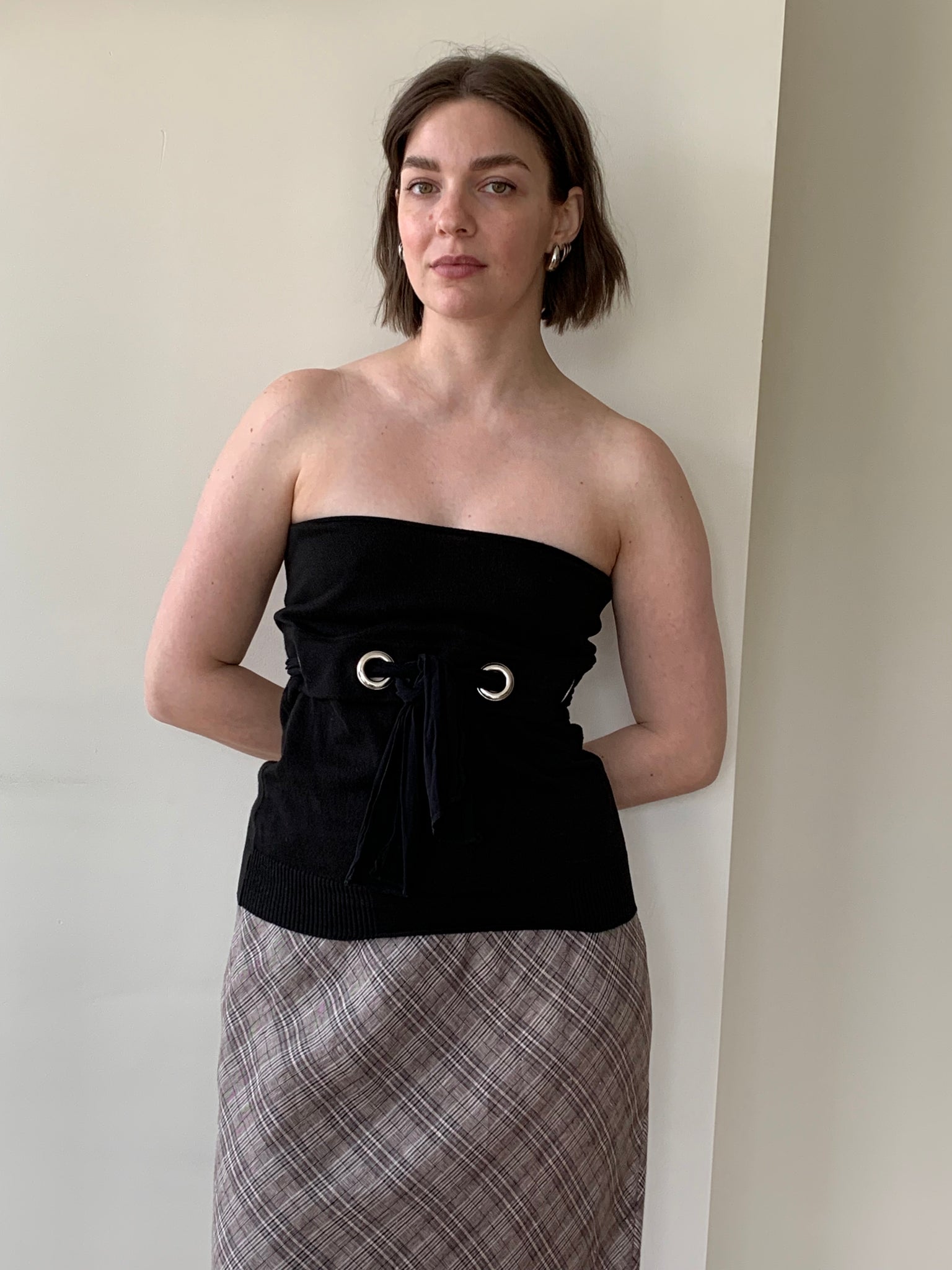 Chloé black tube top