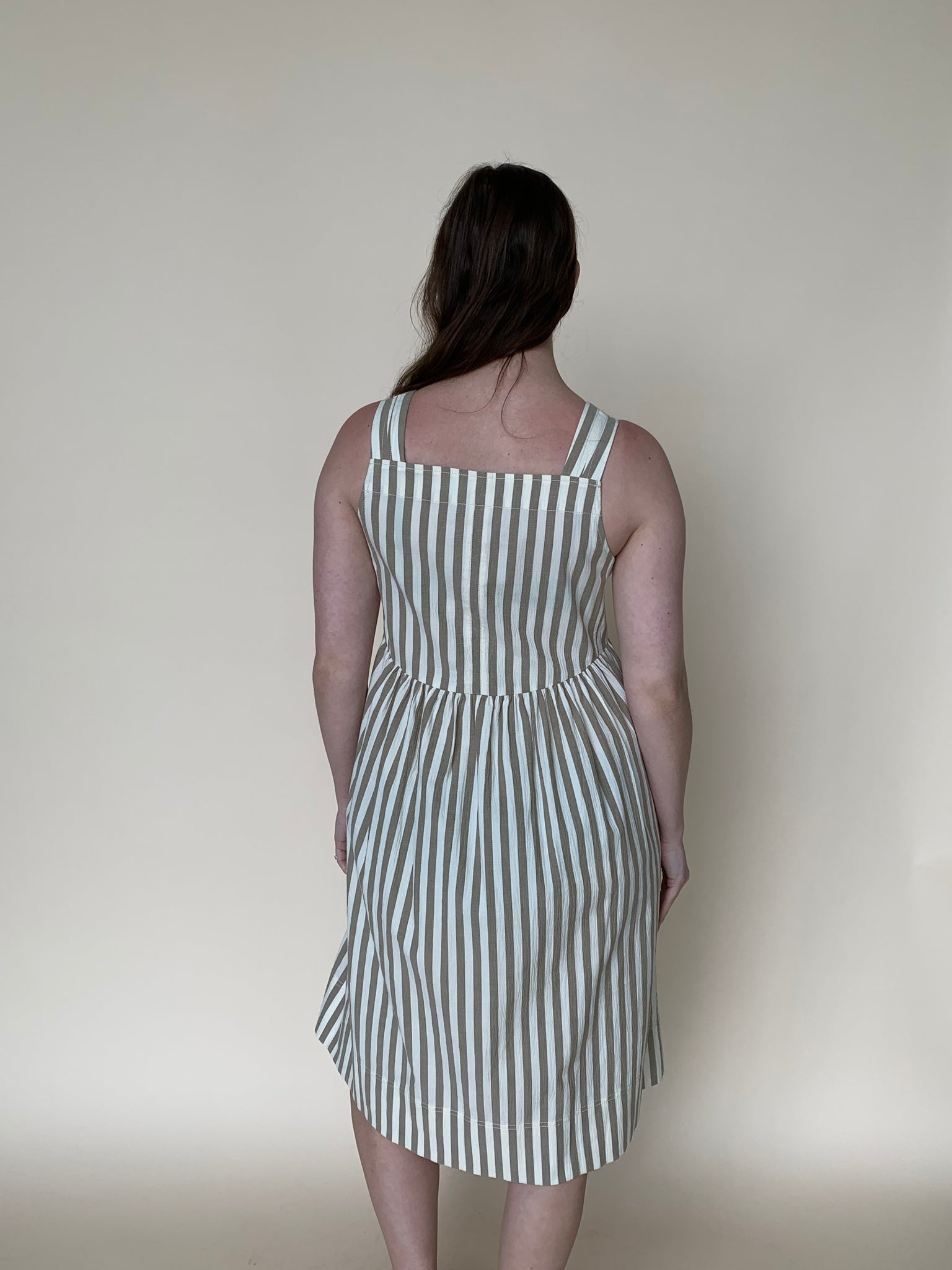 Striped smock dress