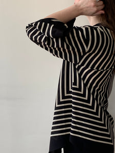 Totême striped scarf blouse
