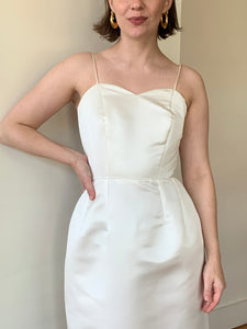 Ivory classic cocktail dress