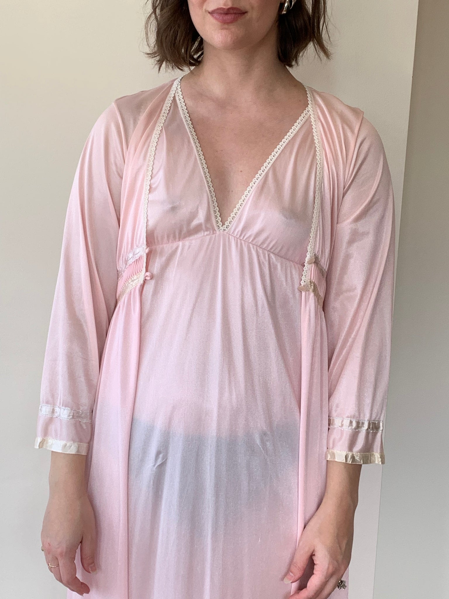 Vintage slip dress and jacket