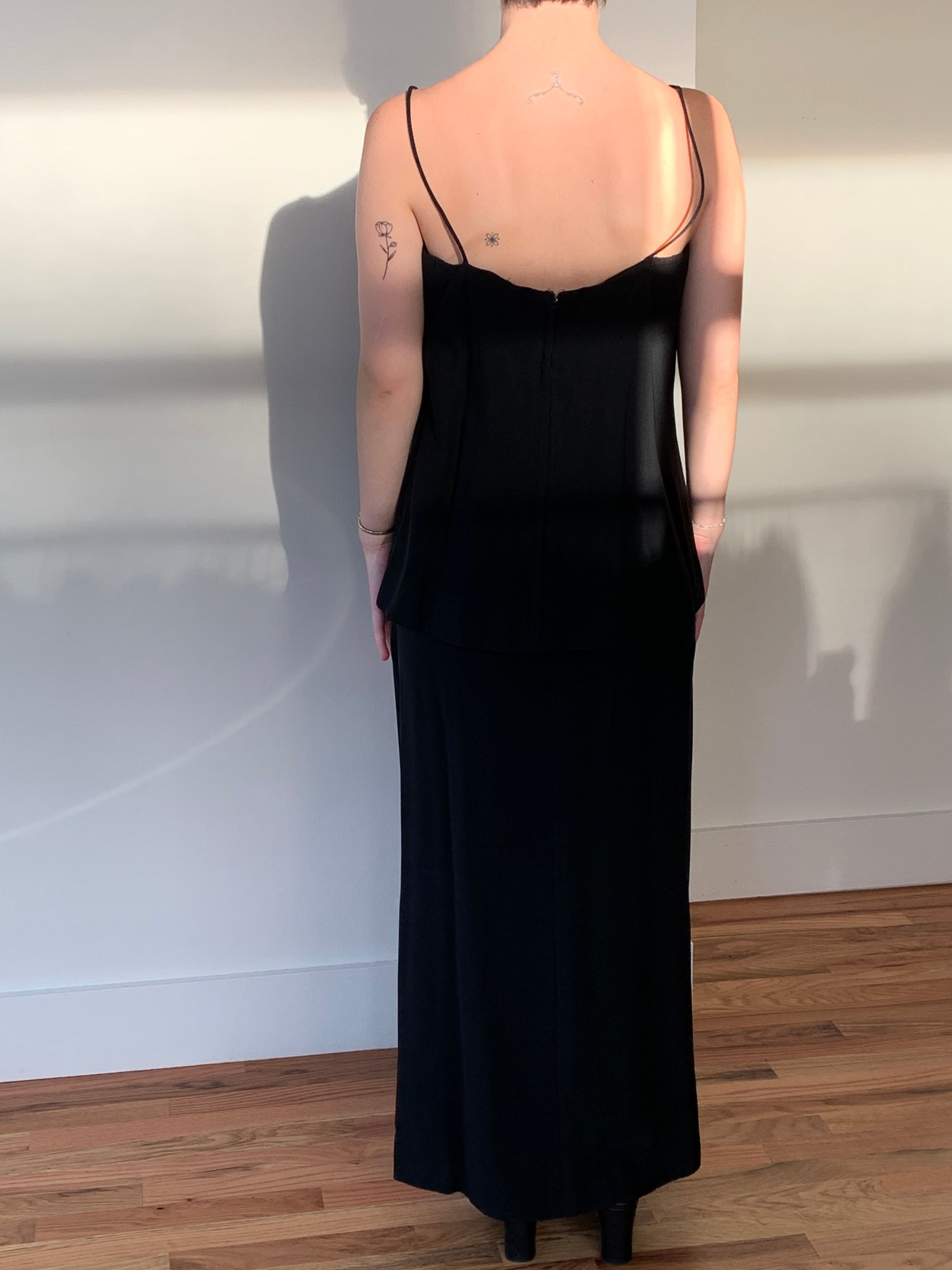 Two-piece column dress