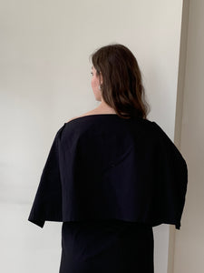 Baserange cotton cape shirt dress