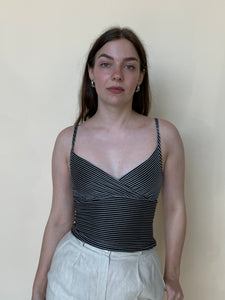 Striped slinky tank