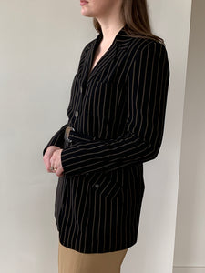 90s Dana Buchman pinstripe blazer