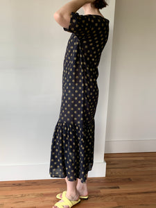 Gauzy cotton vintage sun dress