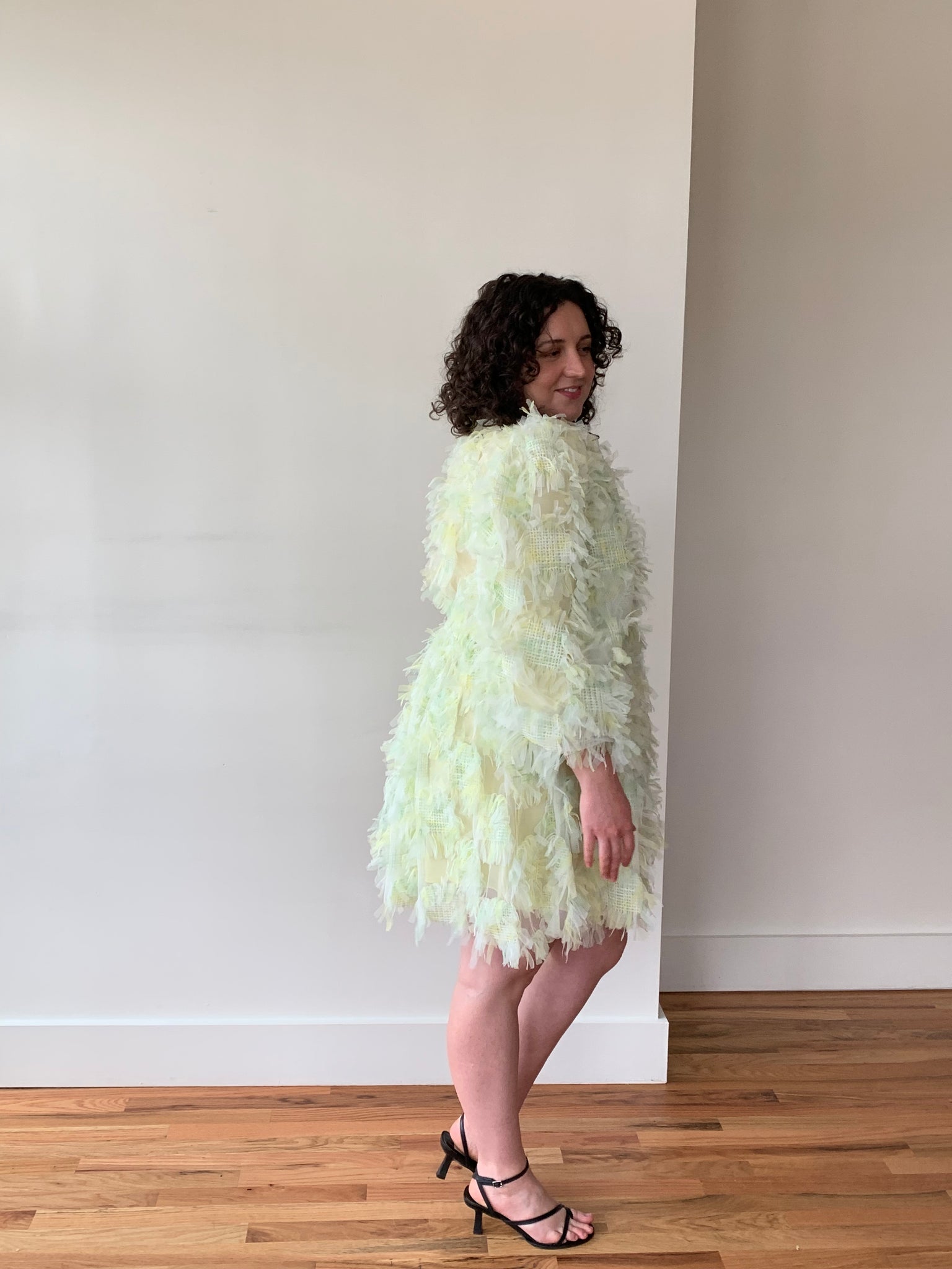 Pastel tufted tulle dress