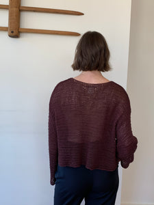sarah pacini crochet sweater