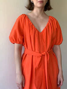 Mara Hoffman orange maxi dress