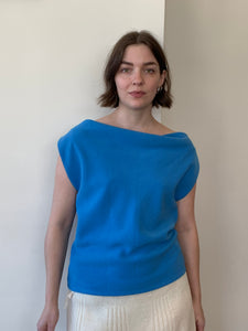 Paris Georgia cowl neck top