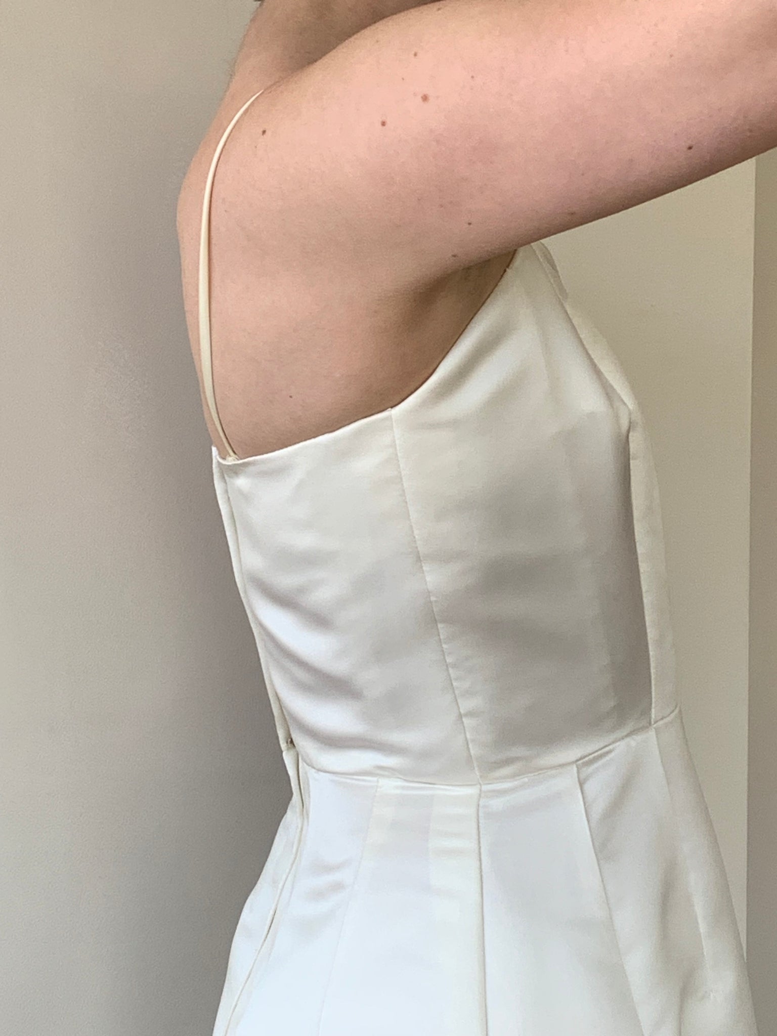 Ivory classic cocktail dress
