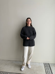 soft ribbed sweater