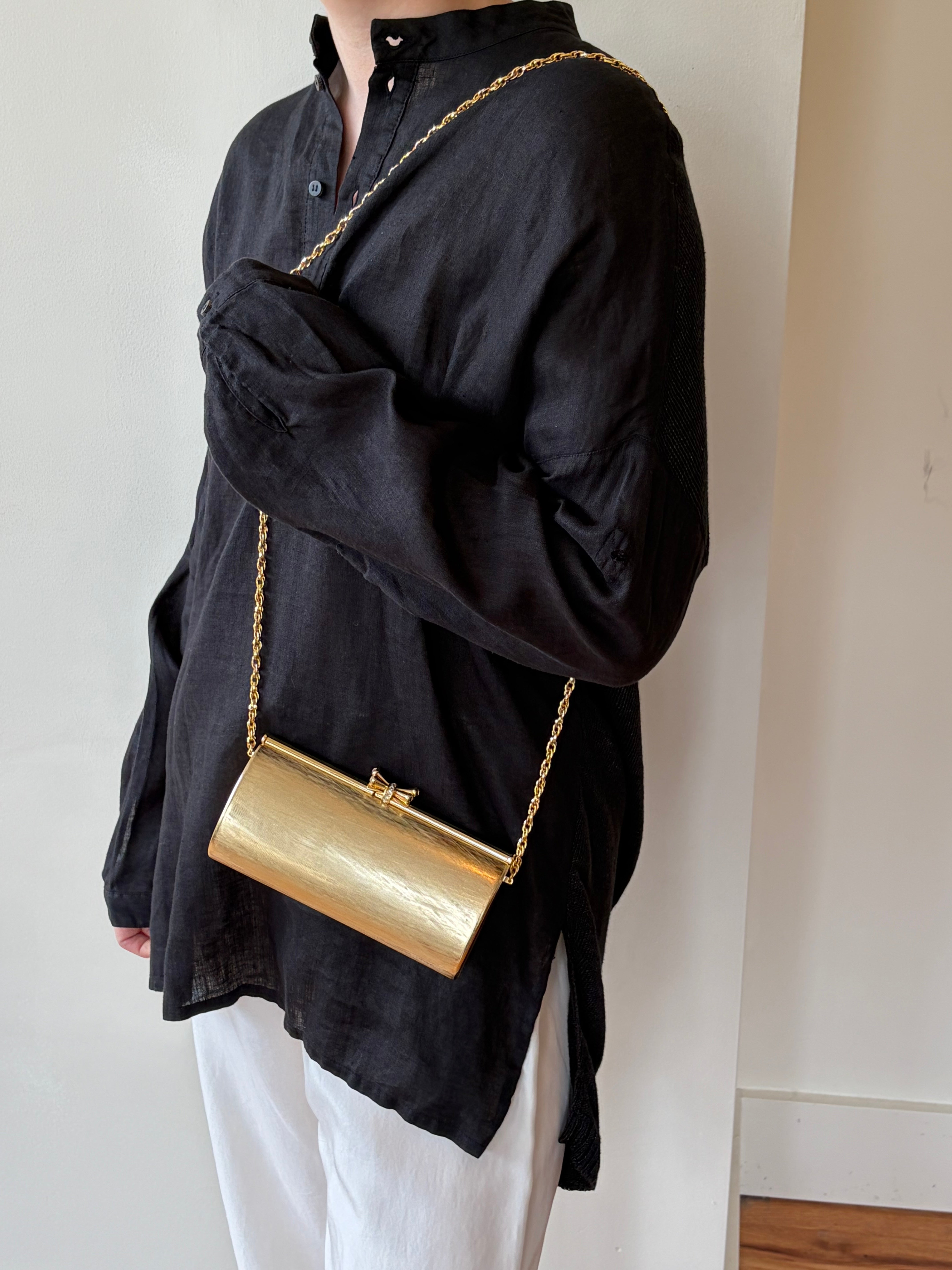 Rodo gold hardcase purse – Boro Detroit