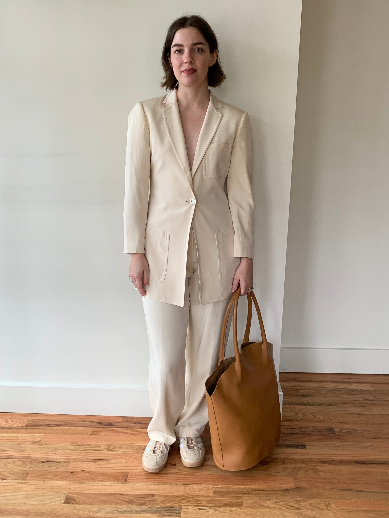 By Malene Birger leather tote bag