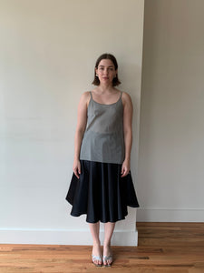 c’est simone satin circle skirt