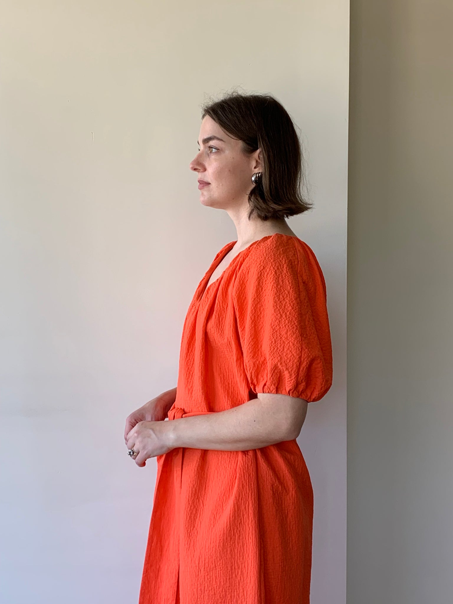 Mara Hoffman orange maxi dress