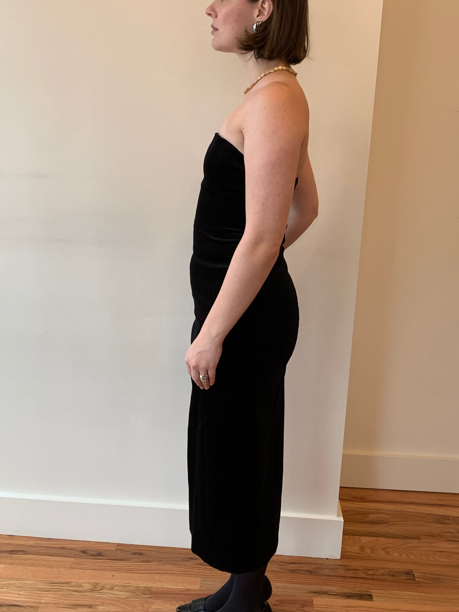 A.L.C. velvet midi dress
