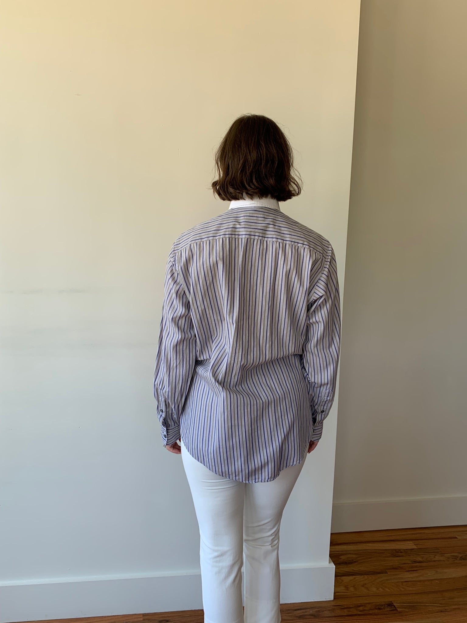 Vintage Dior striped button down shirt