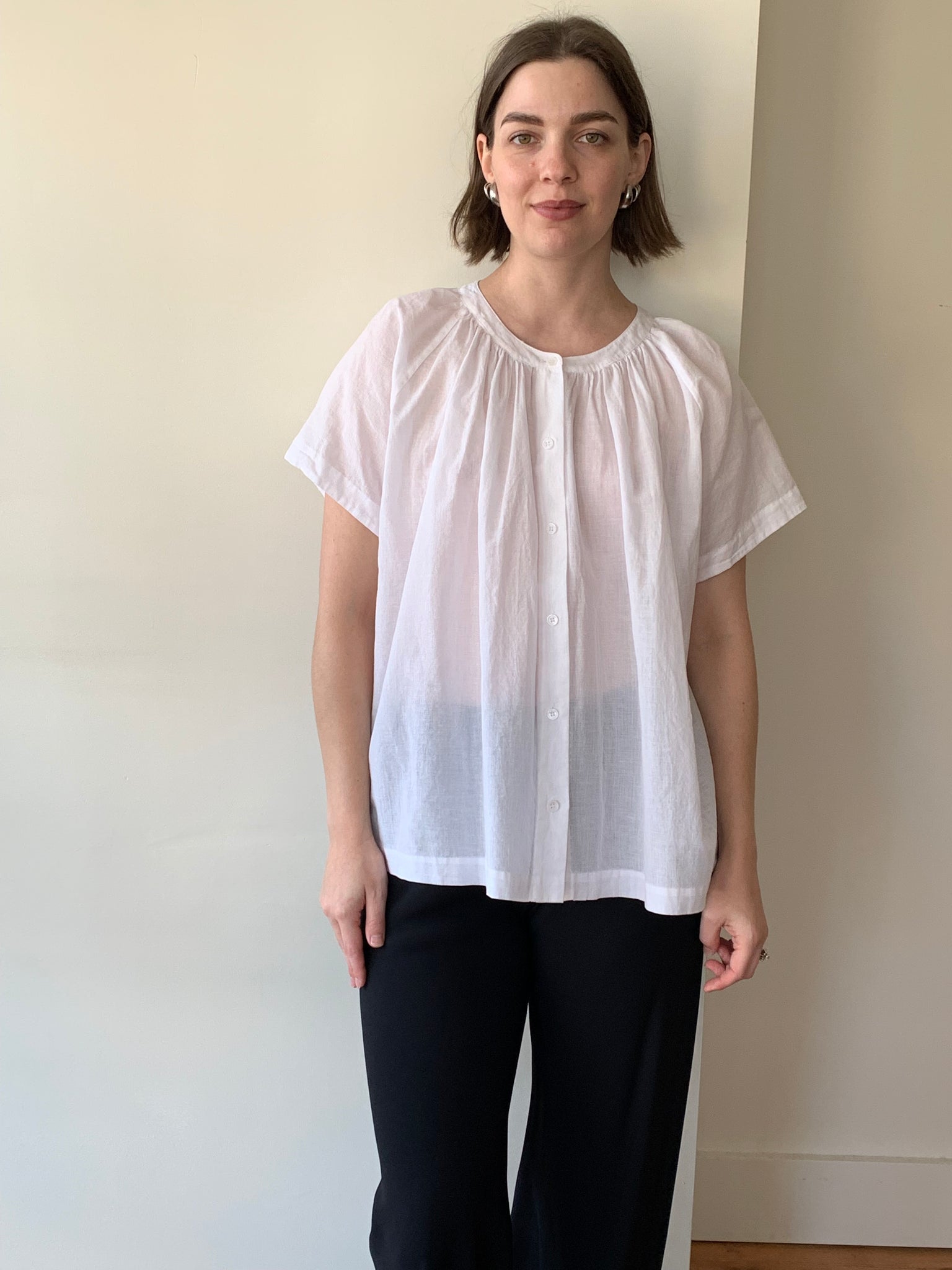 jenni kayne gathered shirt