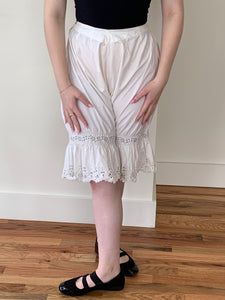 Cream antique bloomers