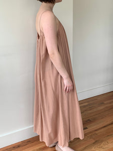 esby natural gathered dress