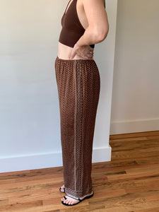 DÔEN patterned silk pants