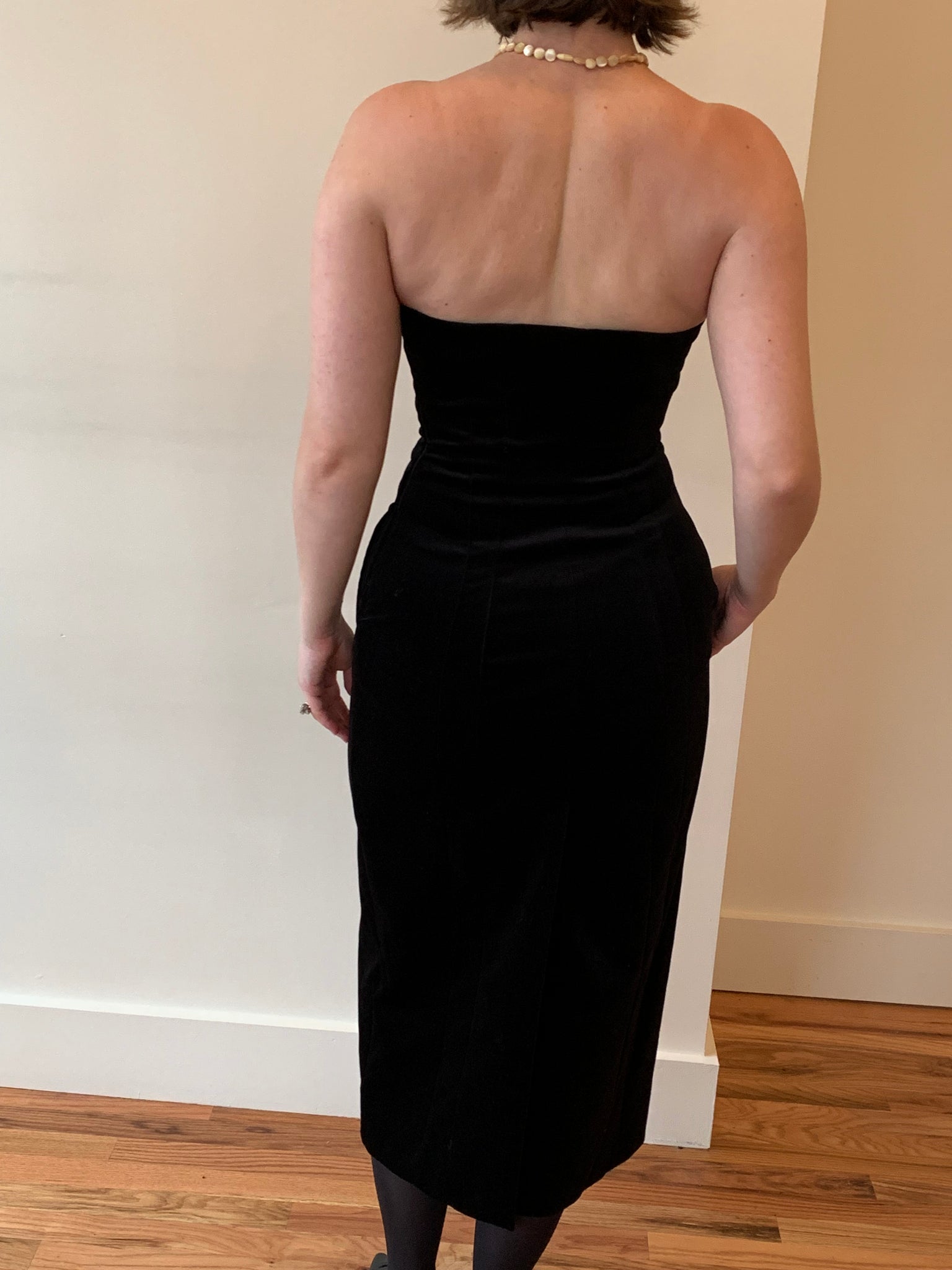 A.L.C. velvet midi dress