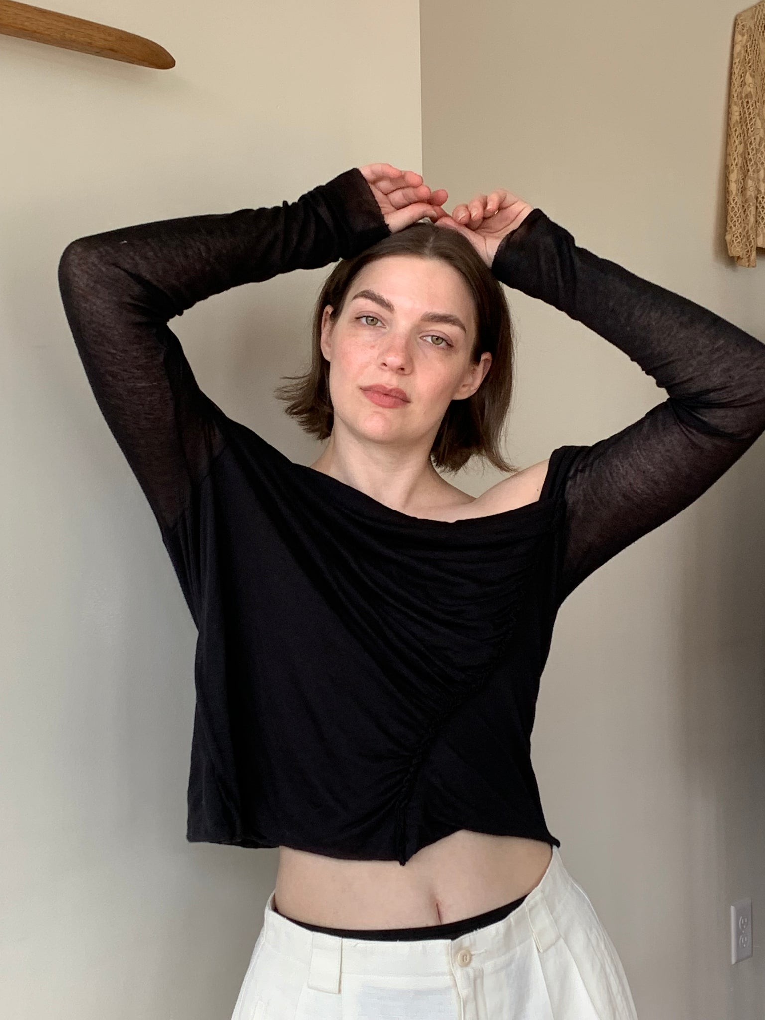 Rick Owens Lilies off shoulder top