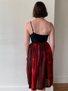 Vintage French ombré skirt