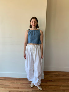 Handmade denim top