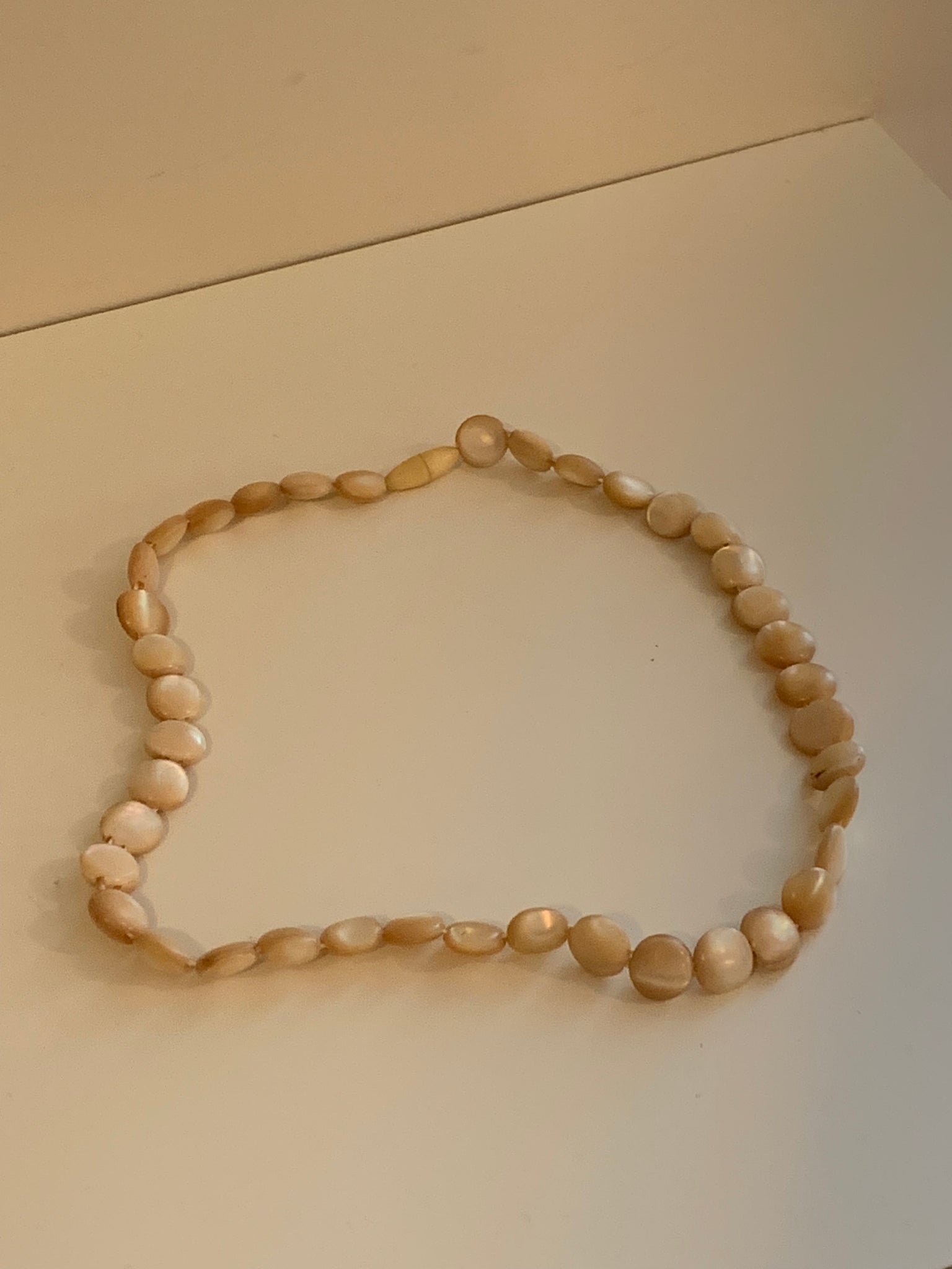 Antique mother of pearl necklace