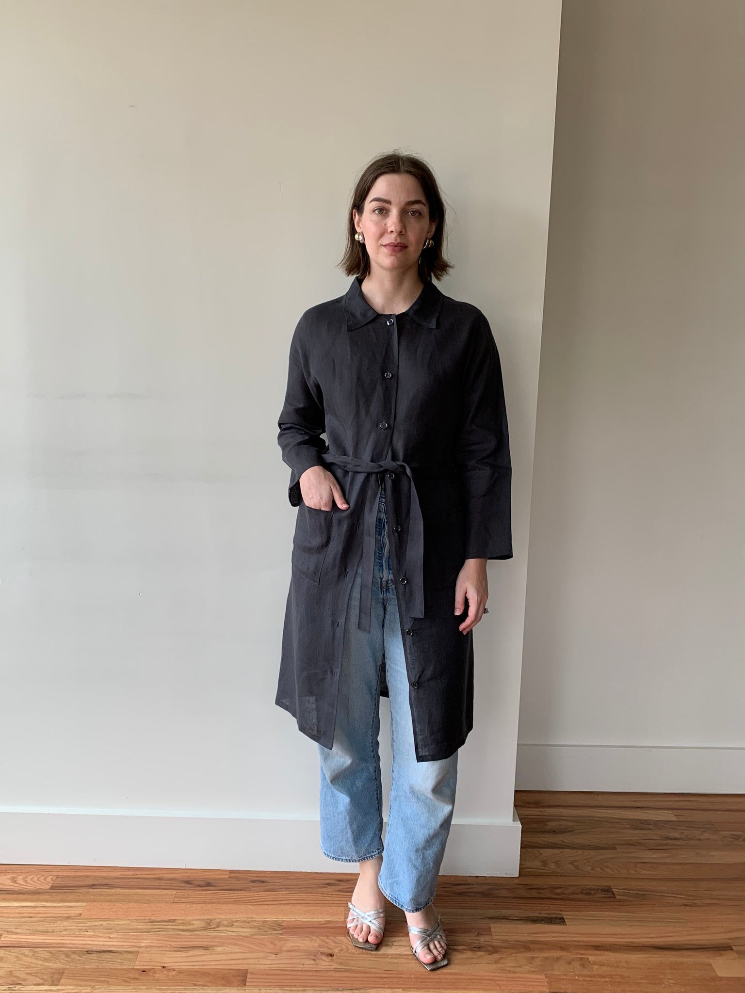 agnès b. linen shirt jacket