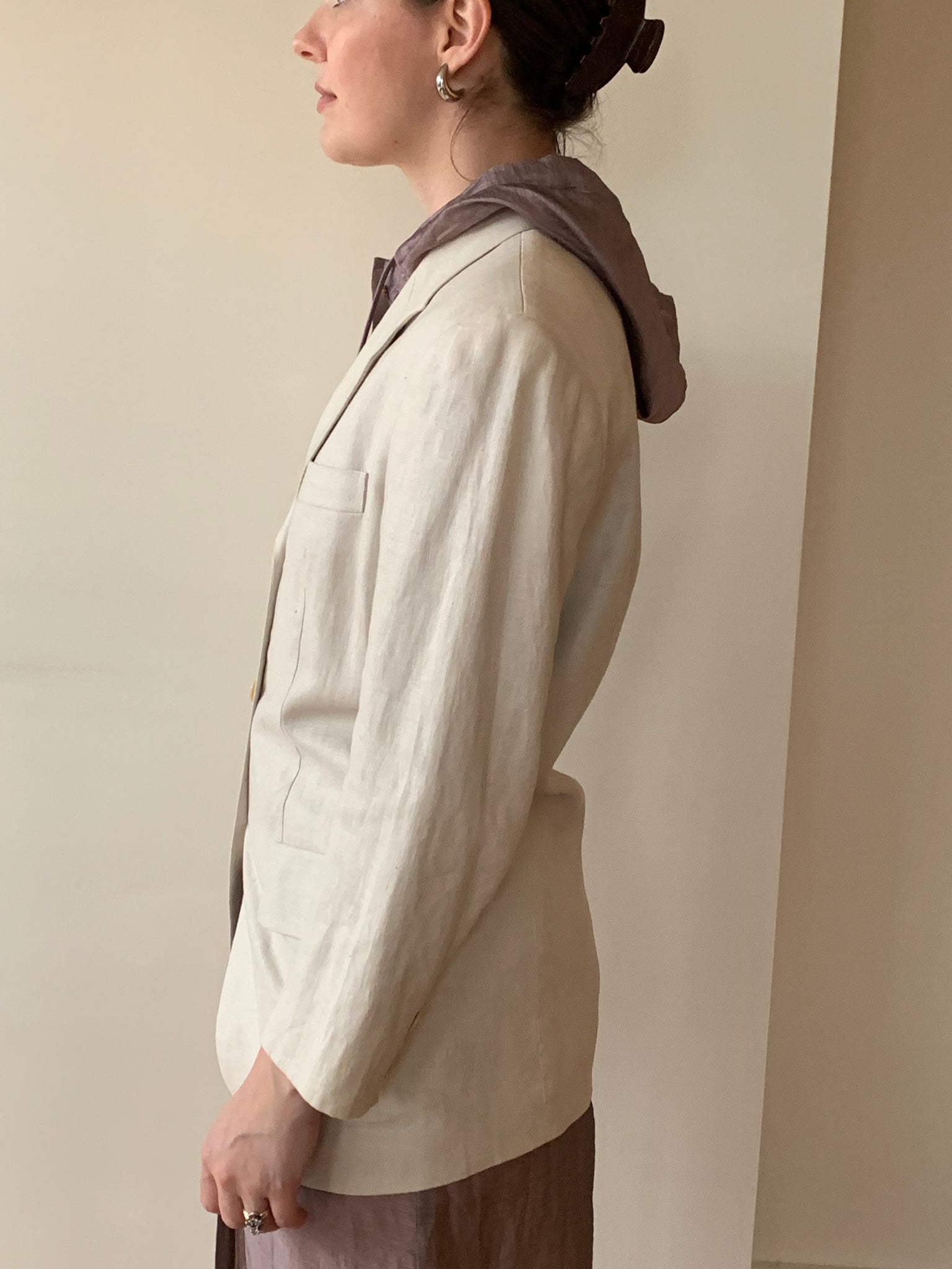 DKNY vintage linen blazer