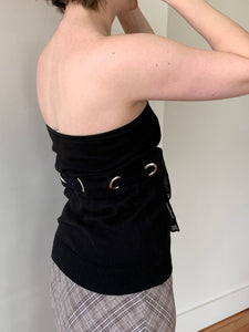 Chloé black tube top
