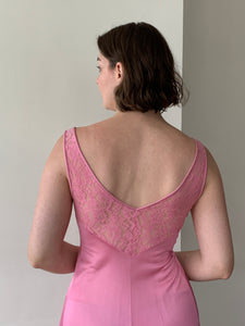 Pink vintage slip dress