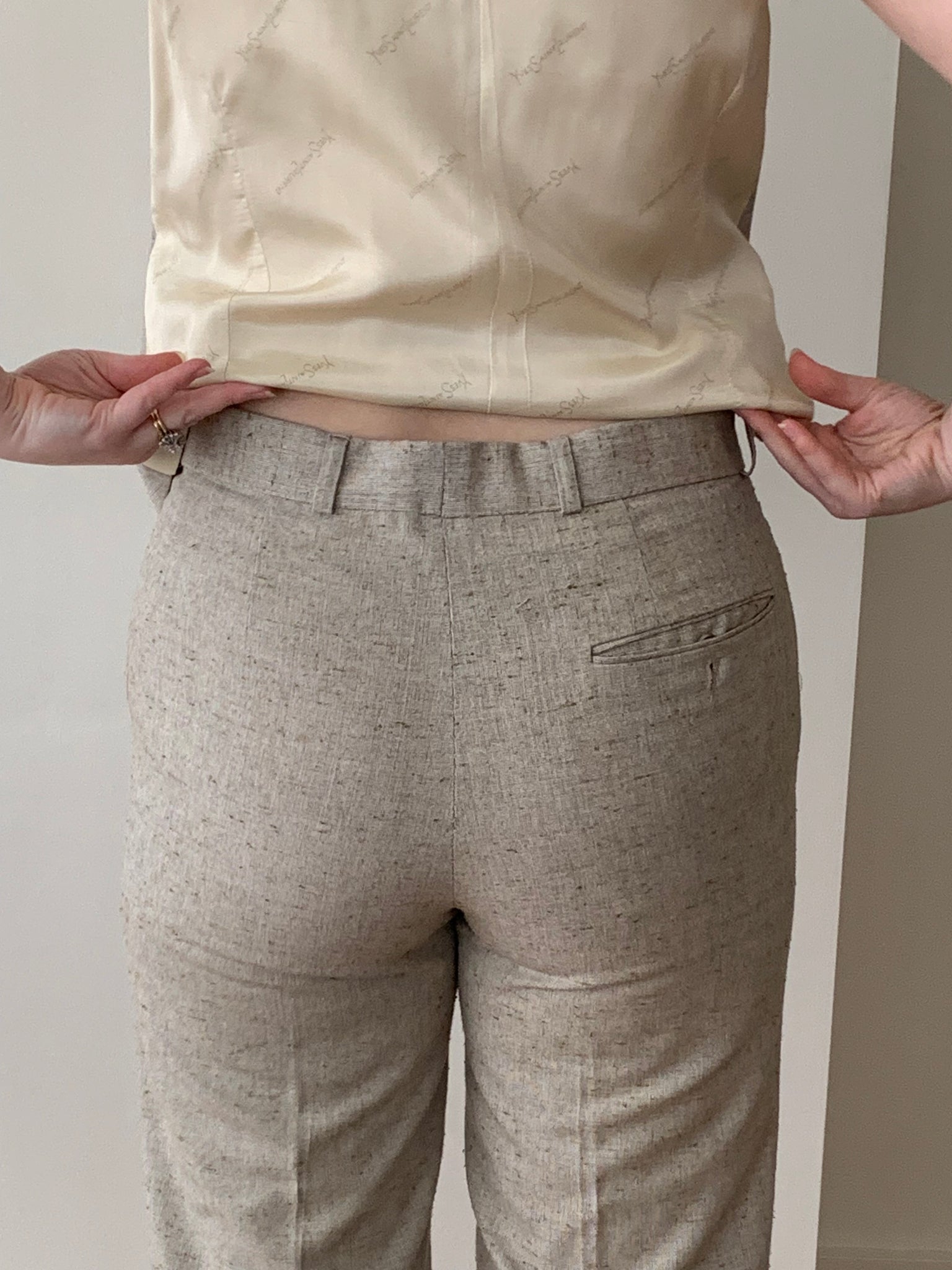 1980s YSL pant suit
