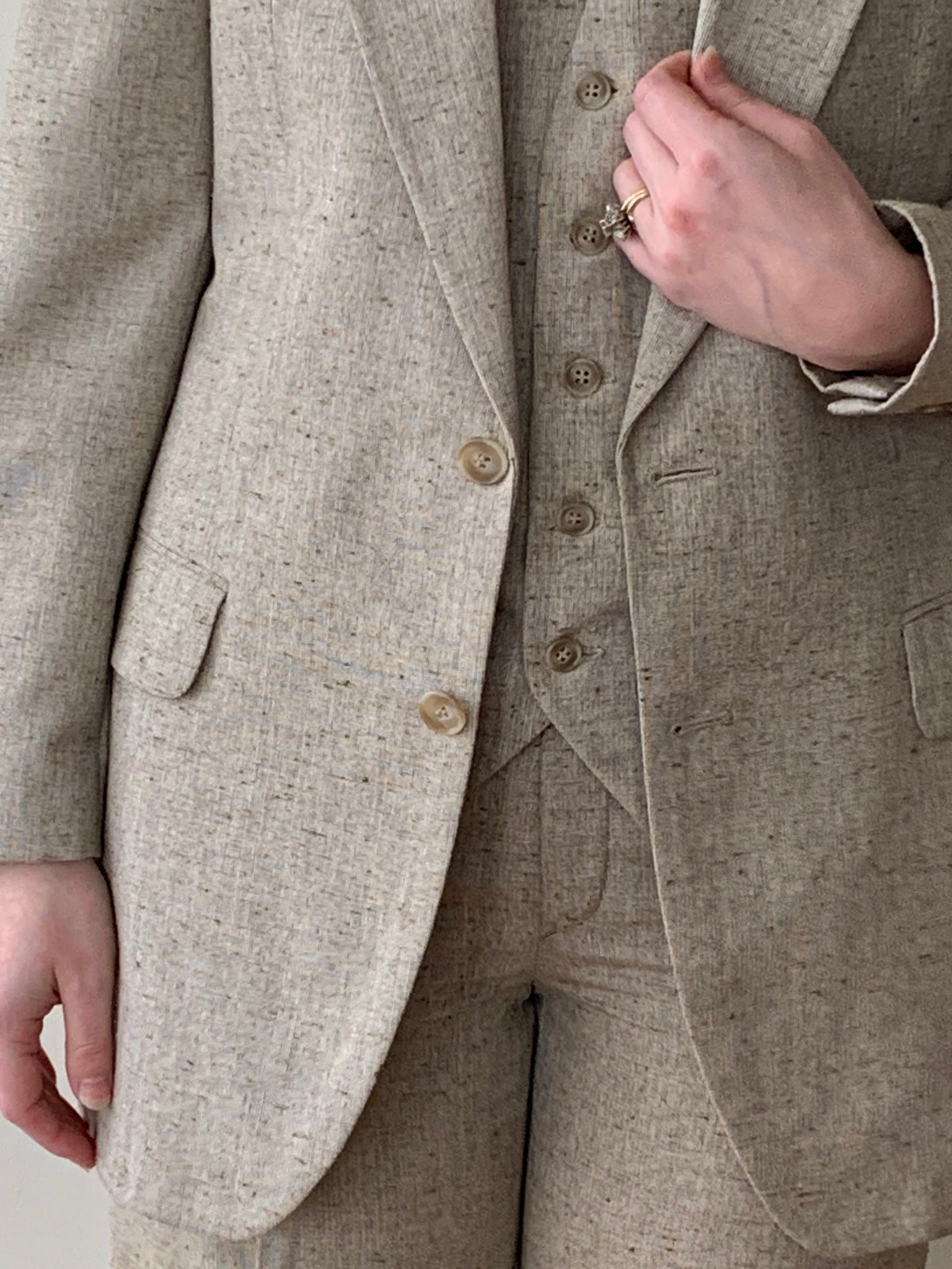 1980s YSL pant suit