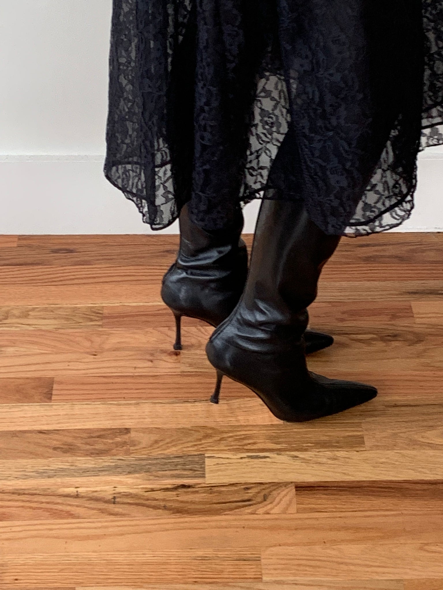 Manolo Blahnik knee high boots