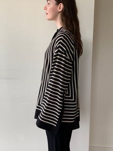 Totême striped scarf blouse
