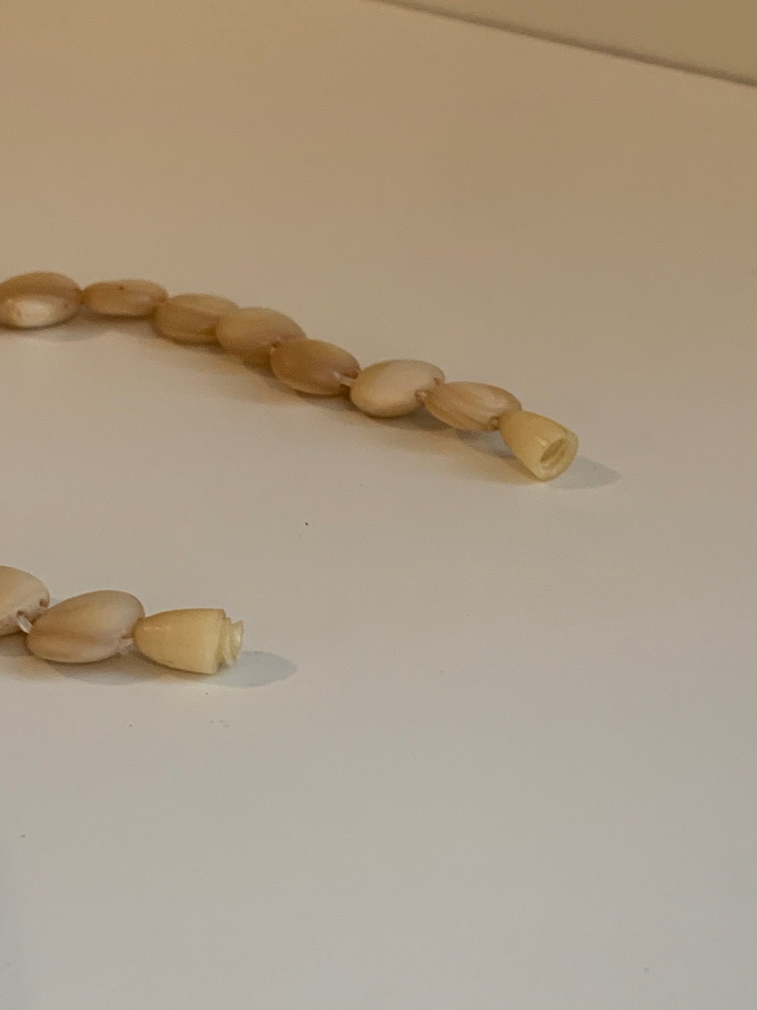 Antique mother of pearl necklace