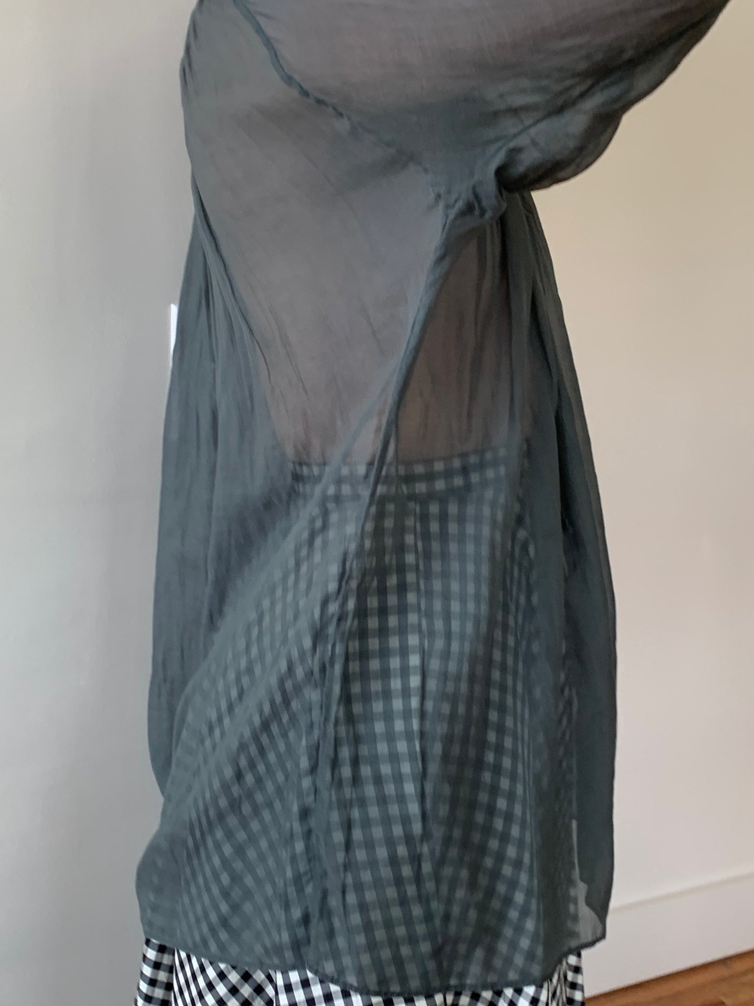 Aspesi sheer tunic top