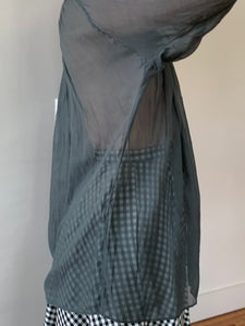Aspesi sheer tunic top