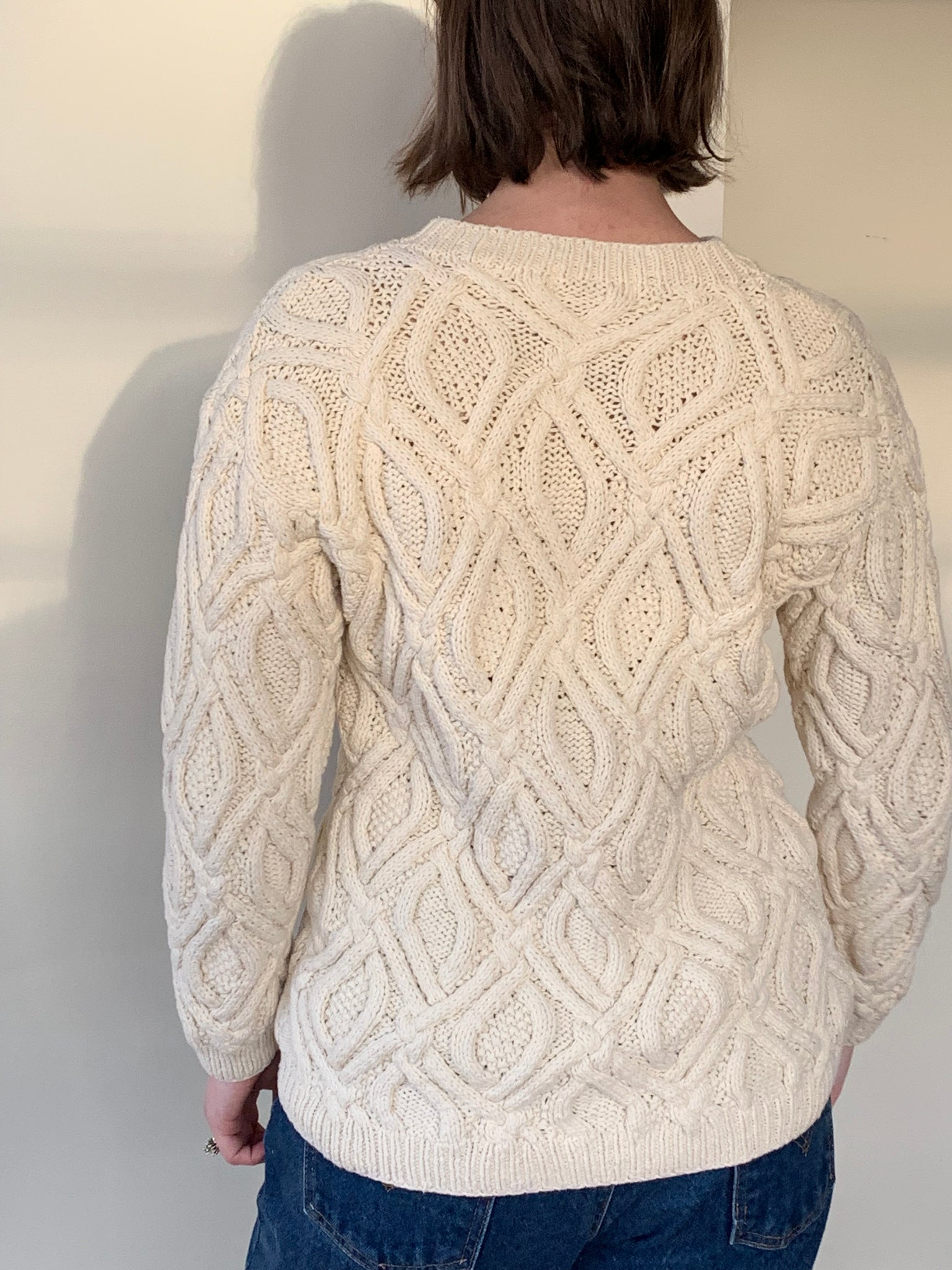 Chunky cotton sweater