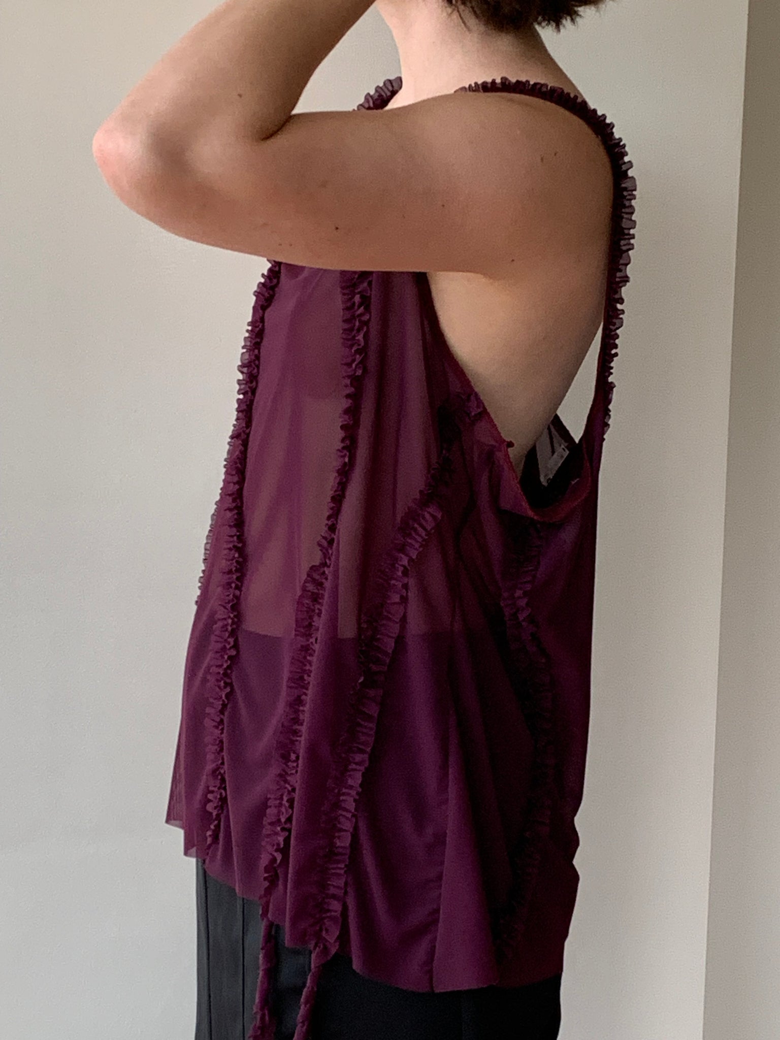 Greta Garmel mesh tank