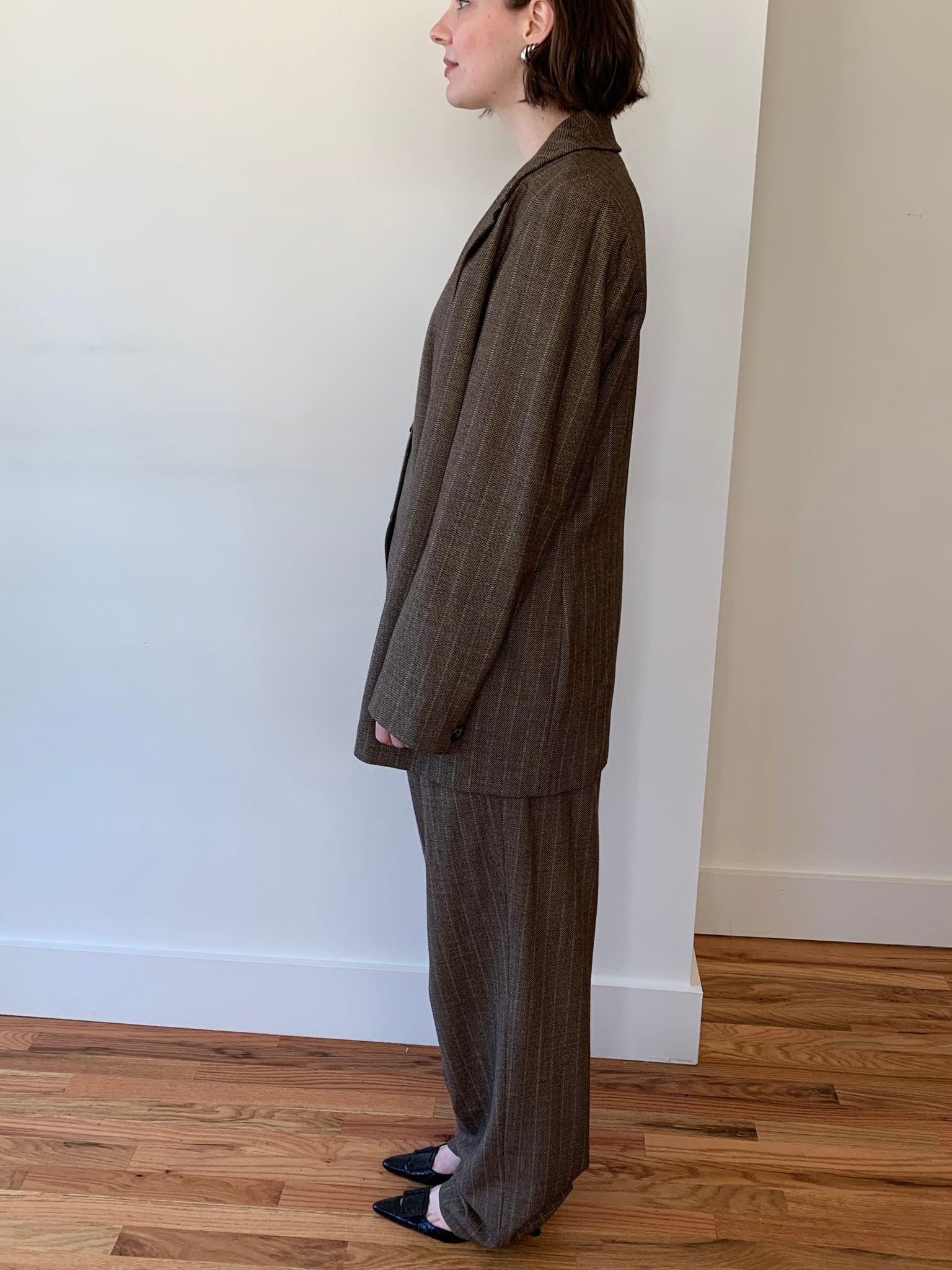 Dana Buchman tweed 3-piece suit