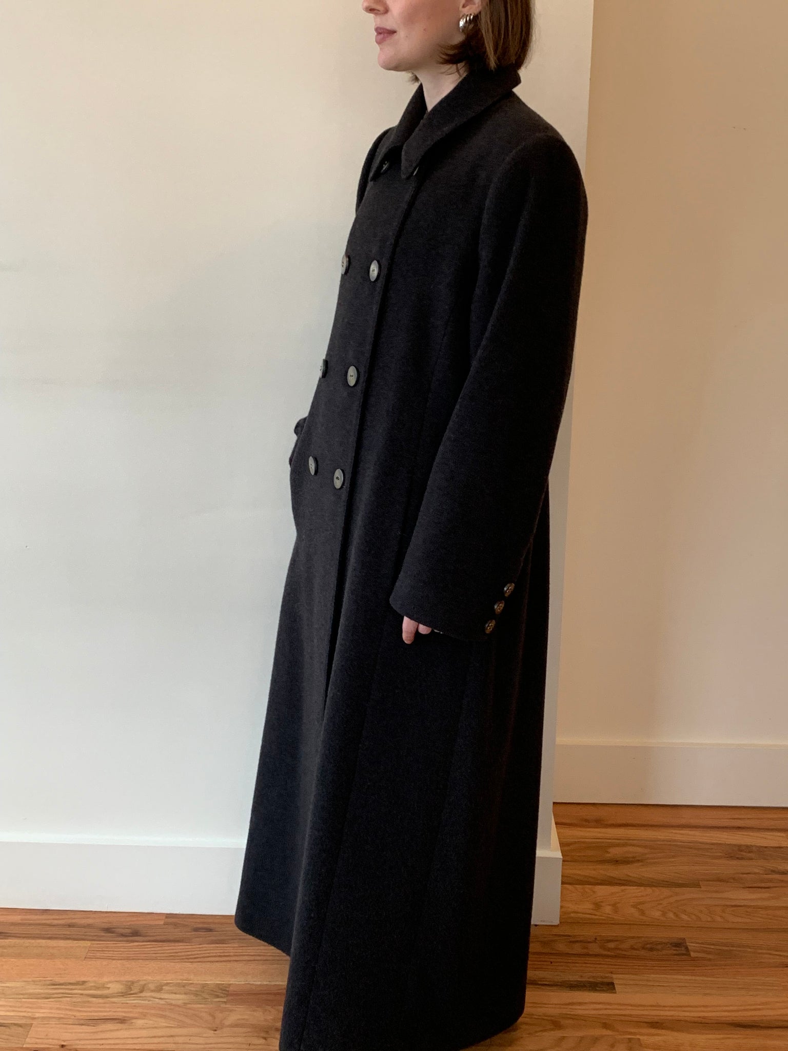 Jacobson’s wool and cashmere overcoat