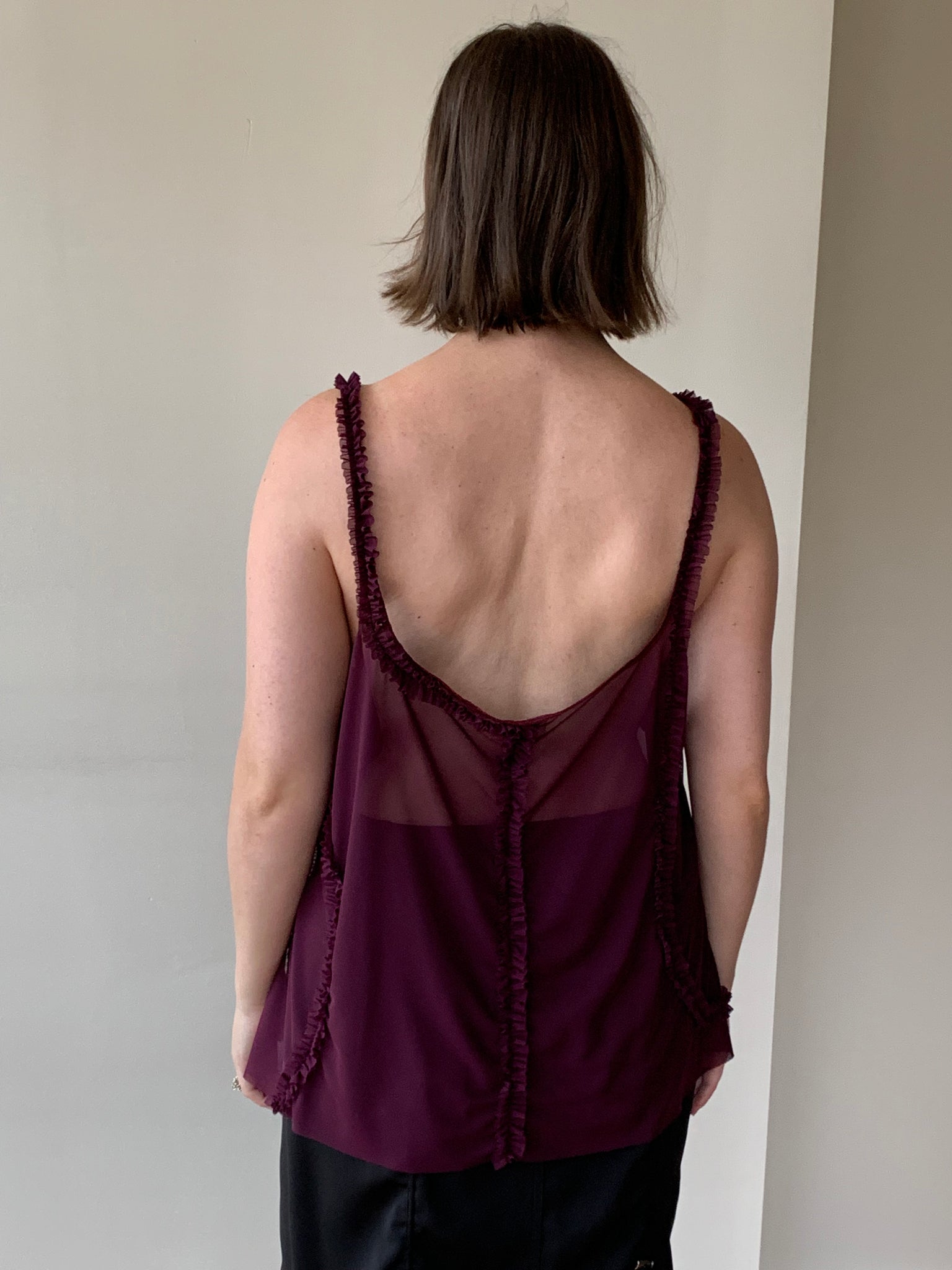 Greta Garmel mesh tank