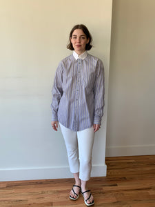 Vintage Dior striped button down shirt