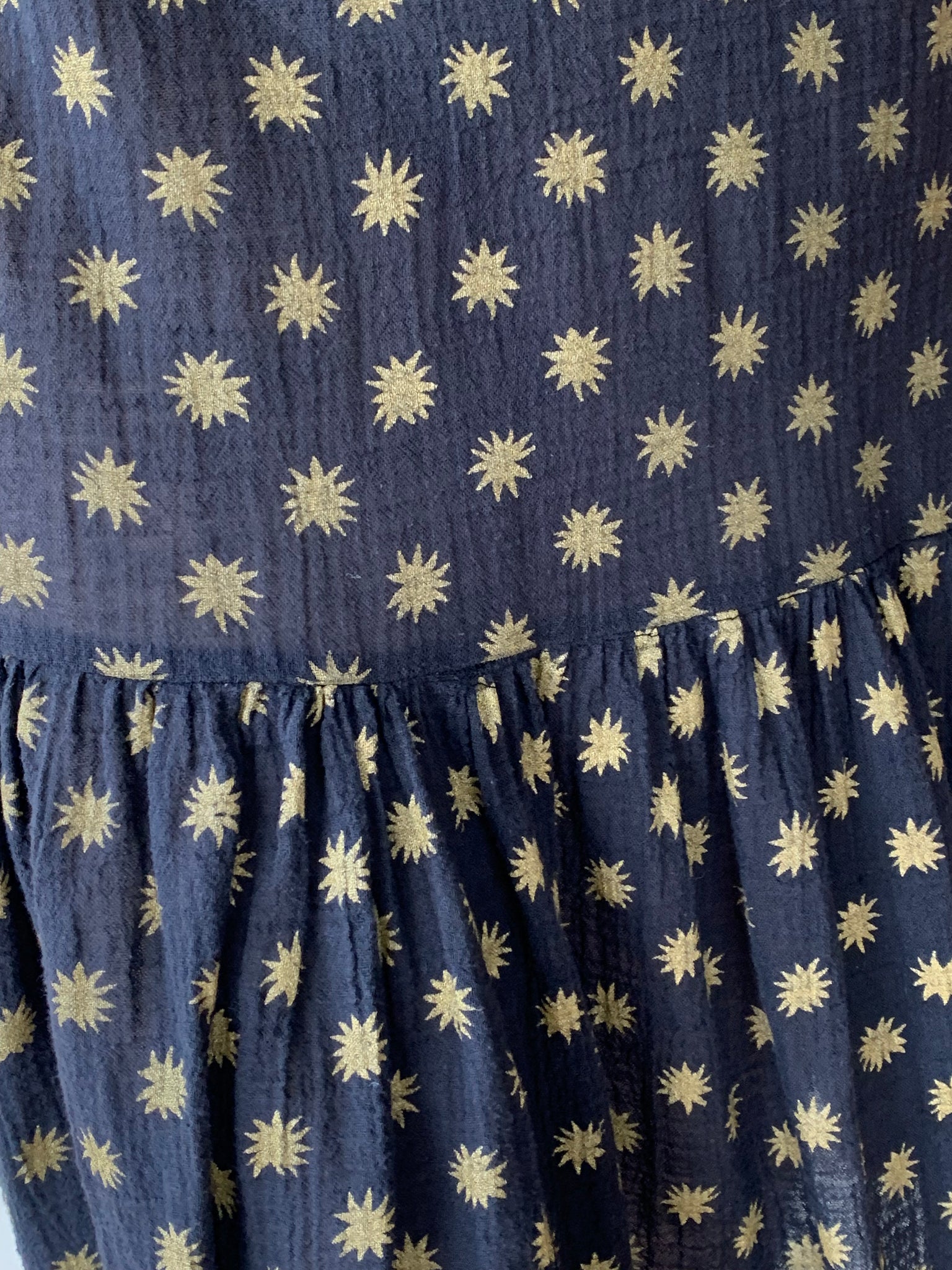 Gauzy cotton vintage sun dress